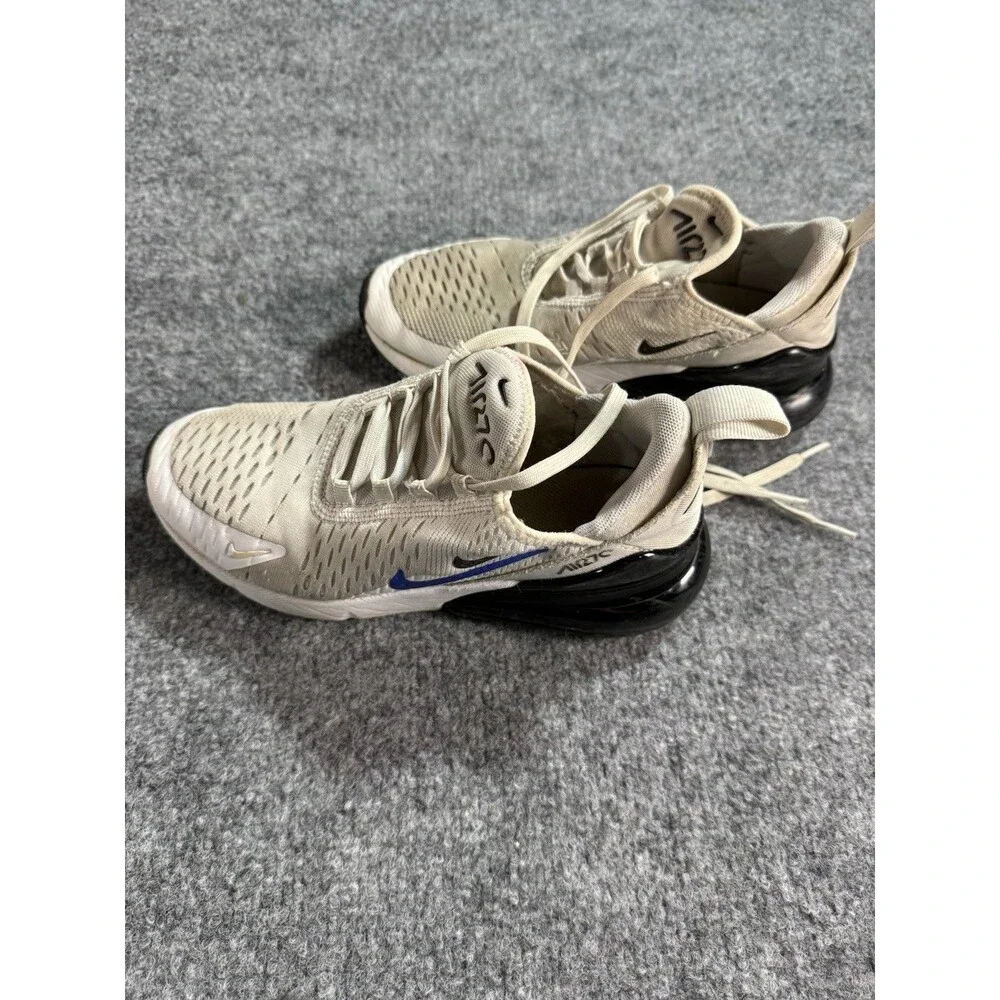 Nike Air Max 270 White Kids Sneakers Size 3.5Y Youth Shoes